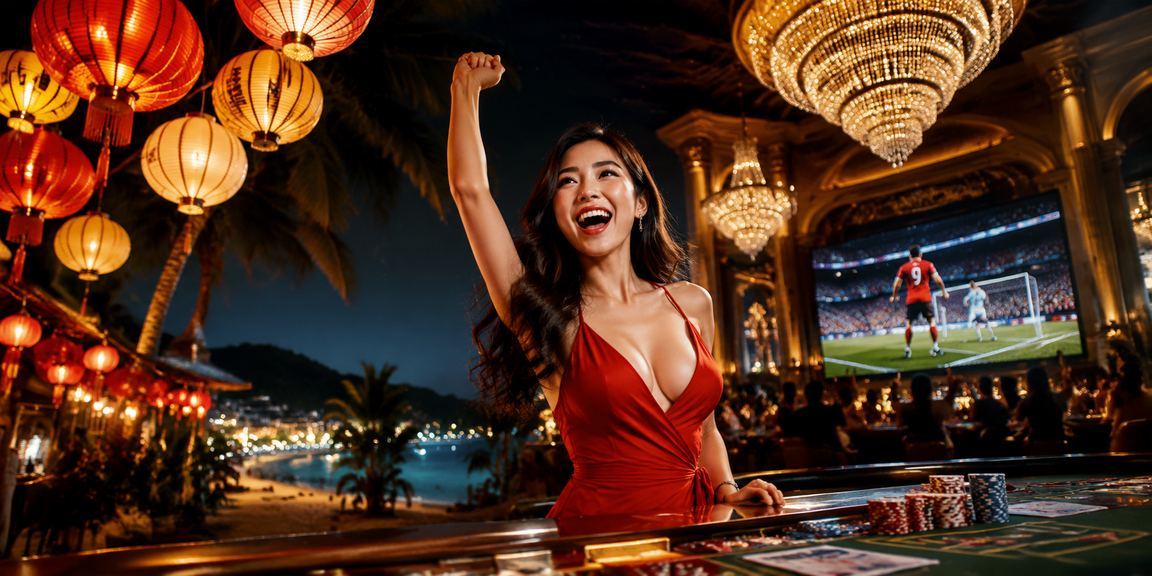 Người chơi Phú Quốc tham gia game bài trực tuyến tại chợ đêm